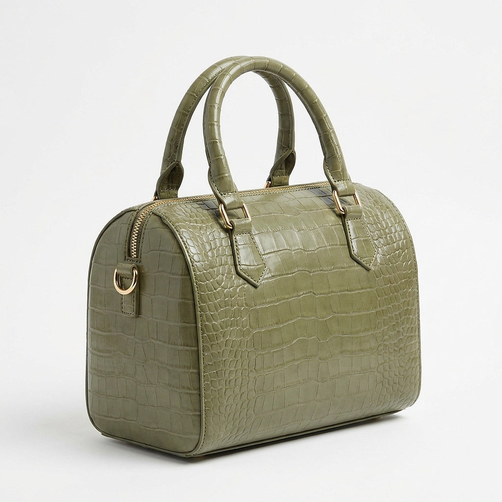SORAVEA Elsa Top-handle, sage olive Top-handle, flatlay styled