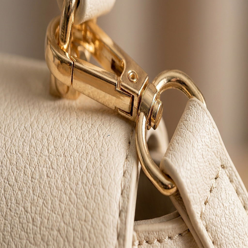 SORAVEA Ingrid Crossbody, cream Crossbody, detail macro