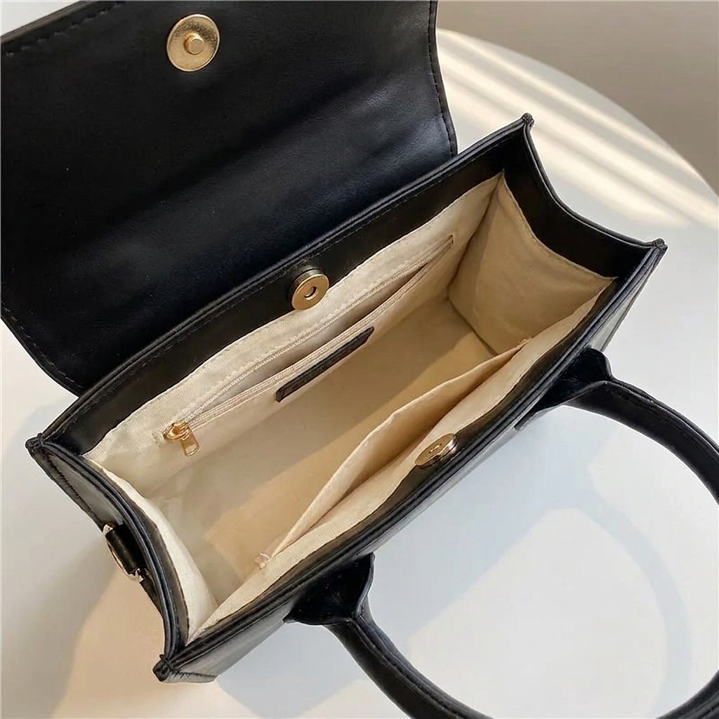 SORAVEA Sigrun Top-handle, black Top-handle, interior