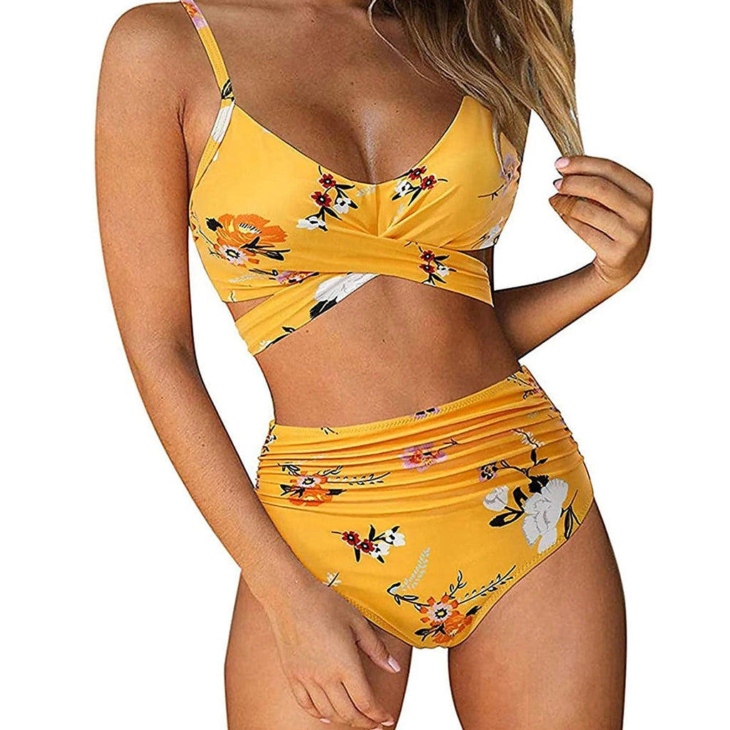 Riviera Wrap bikini detalj rynkning